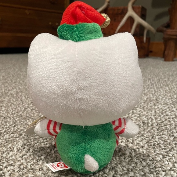 HELLO KITTY CHRISTMAS ELF 6”2012 PLUSH SANRIO - Picture 2 of 3